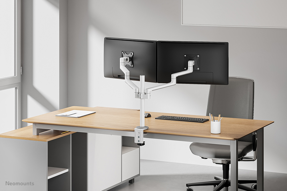 Neomounts DS60-425WH2 Monitorarm 17-27" - ruimtebesparend - Afbeelding 19