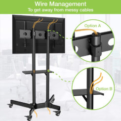 Techly ICA-TR16T bevestiging voor signage-beeldschermen 177,8 cm (70") Zwart - Afbeelding 7