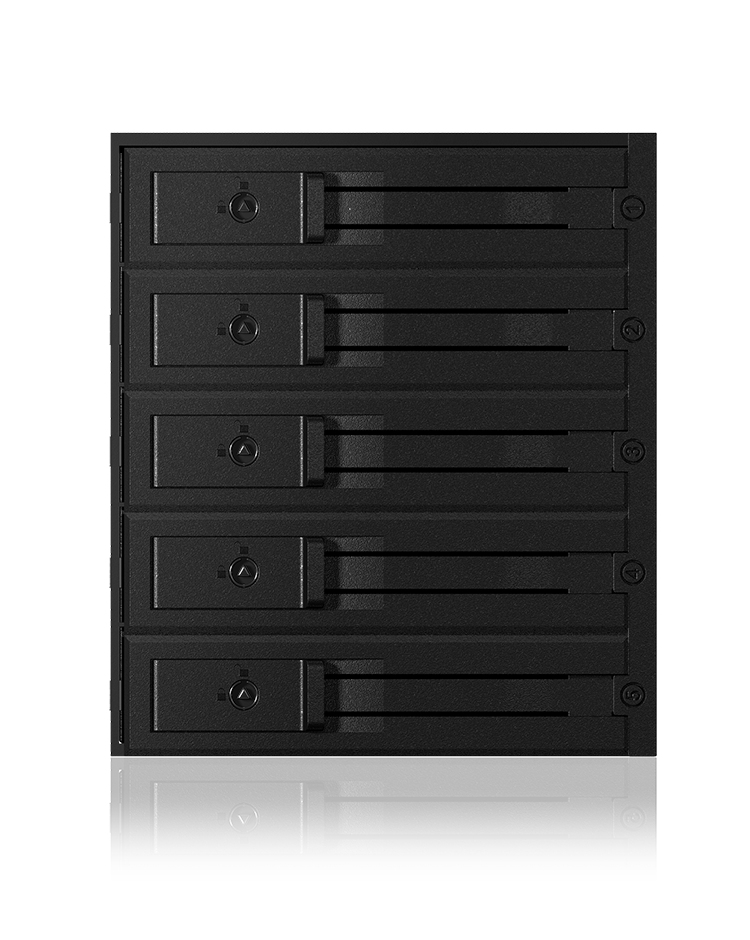 ICY BOX IB-565SSK 3x 5,25" Opslagschijflade Zwart - Afbeelding 9