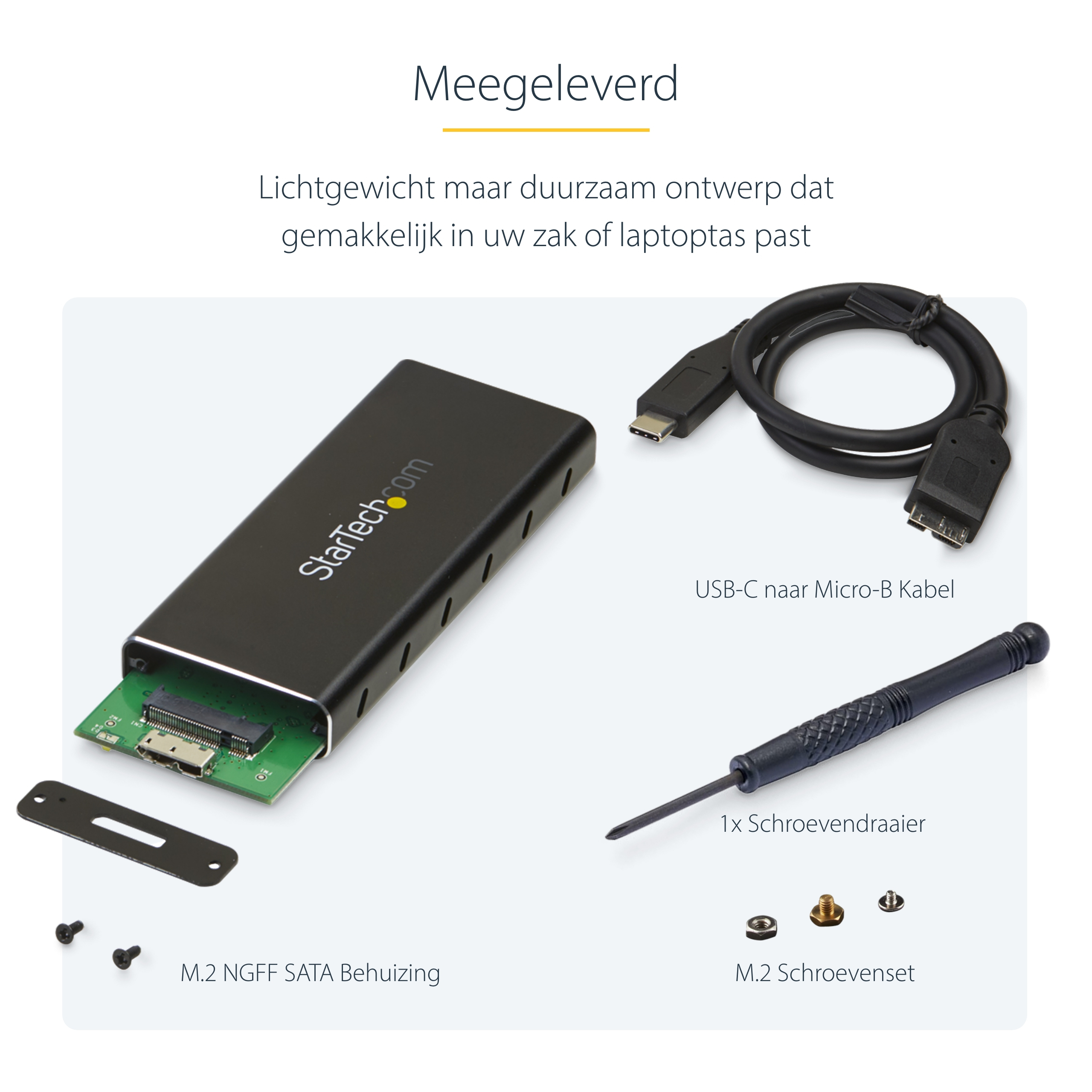 StarTech.com M.2 naar SATA SSD behuizing USB 3.1 (10Gbps) met USB-C kabel externe behuizing - Afbeelding 13