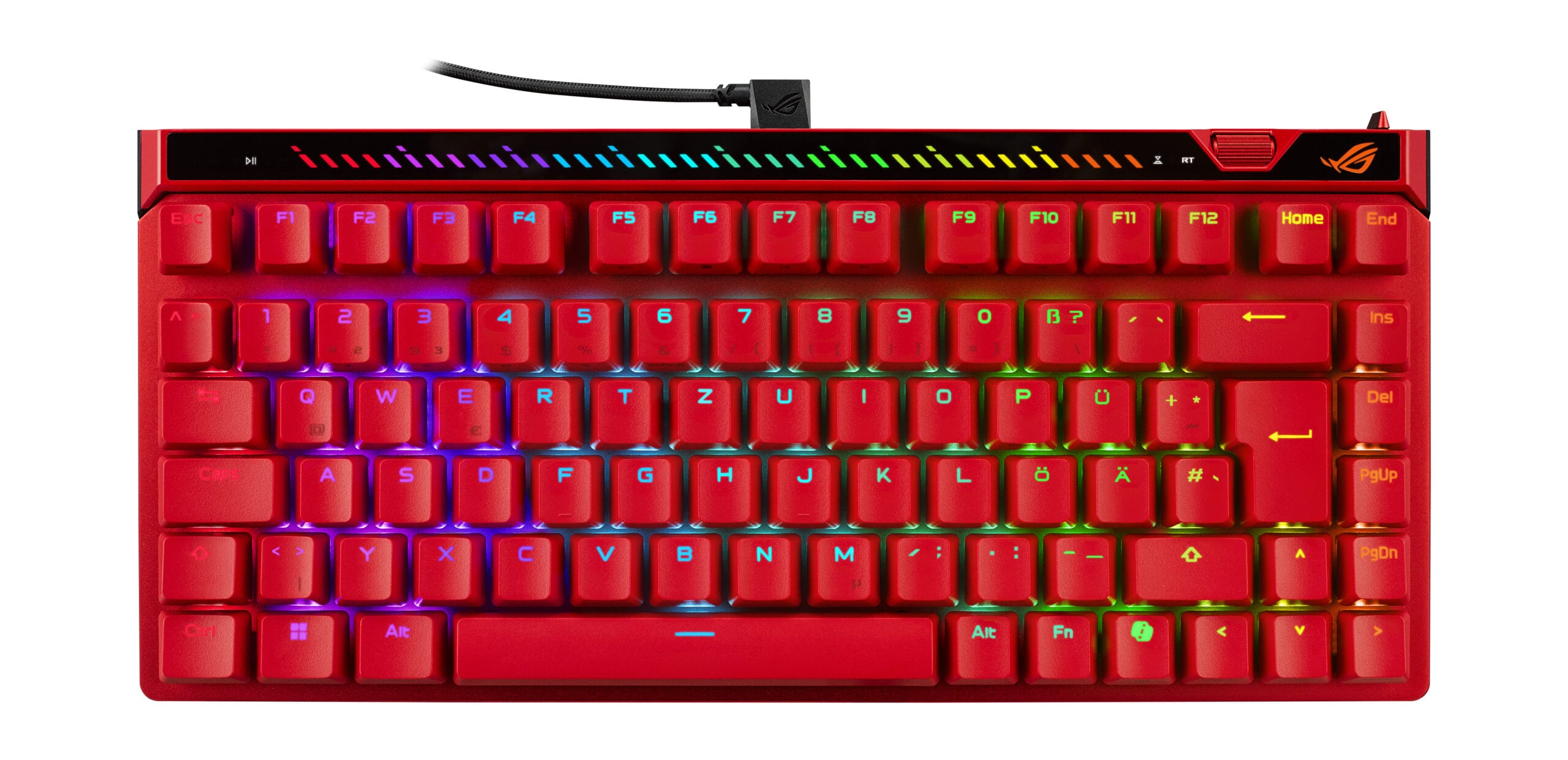 ASUS ROG Falchion Ace 75 HE toetsenbord Gamen USB QWERTZ Rood - Afbeelding 2