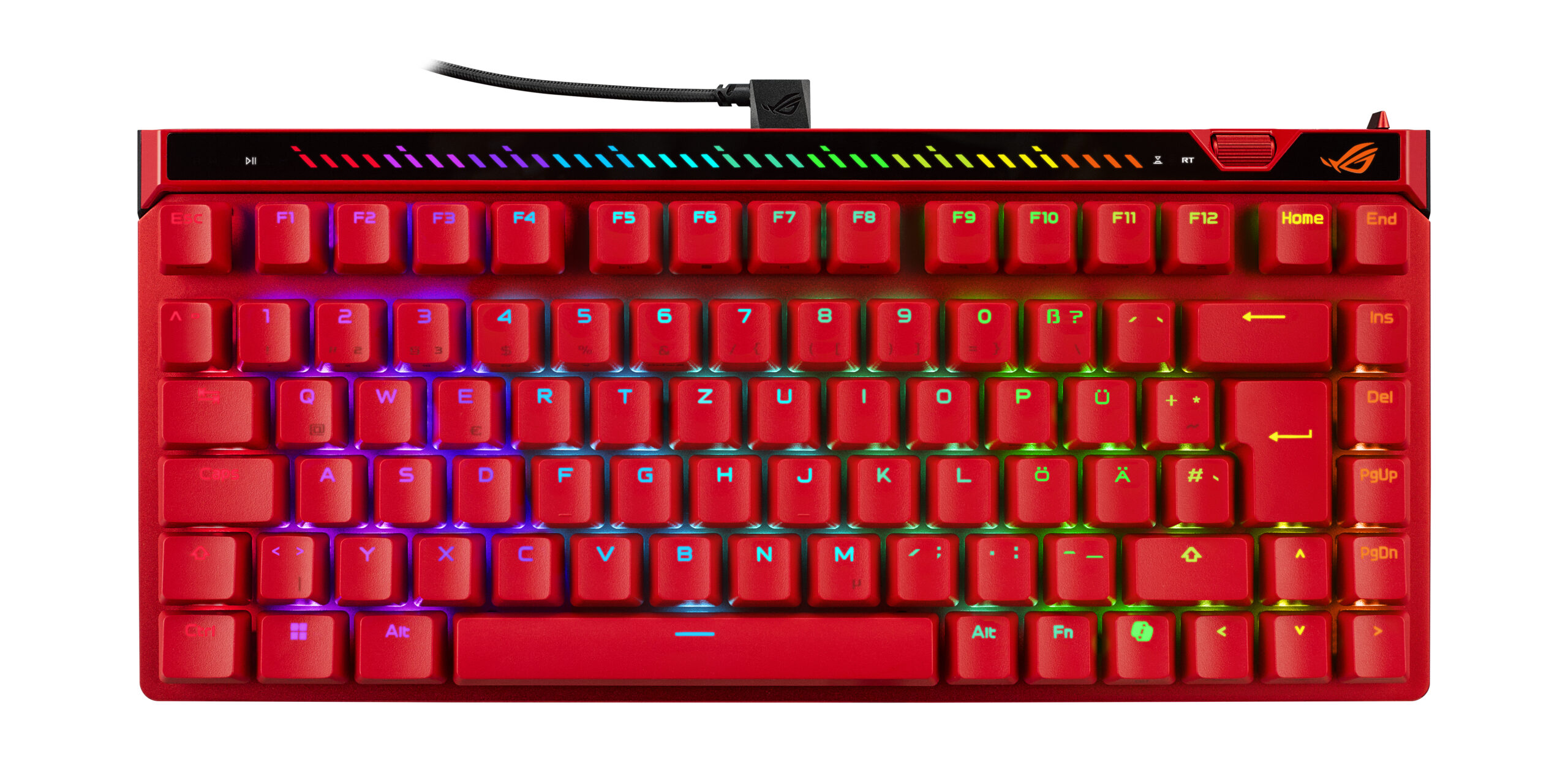 ASUS ROG Falchion Ace 75 HE toetsenbord Gamen USB QWERTZ Rood