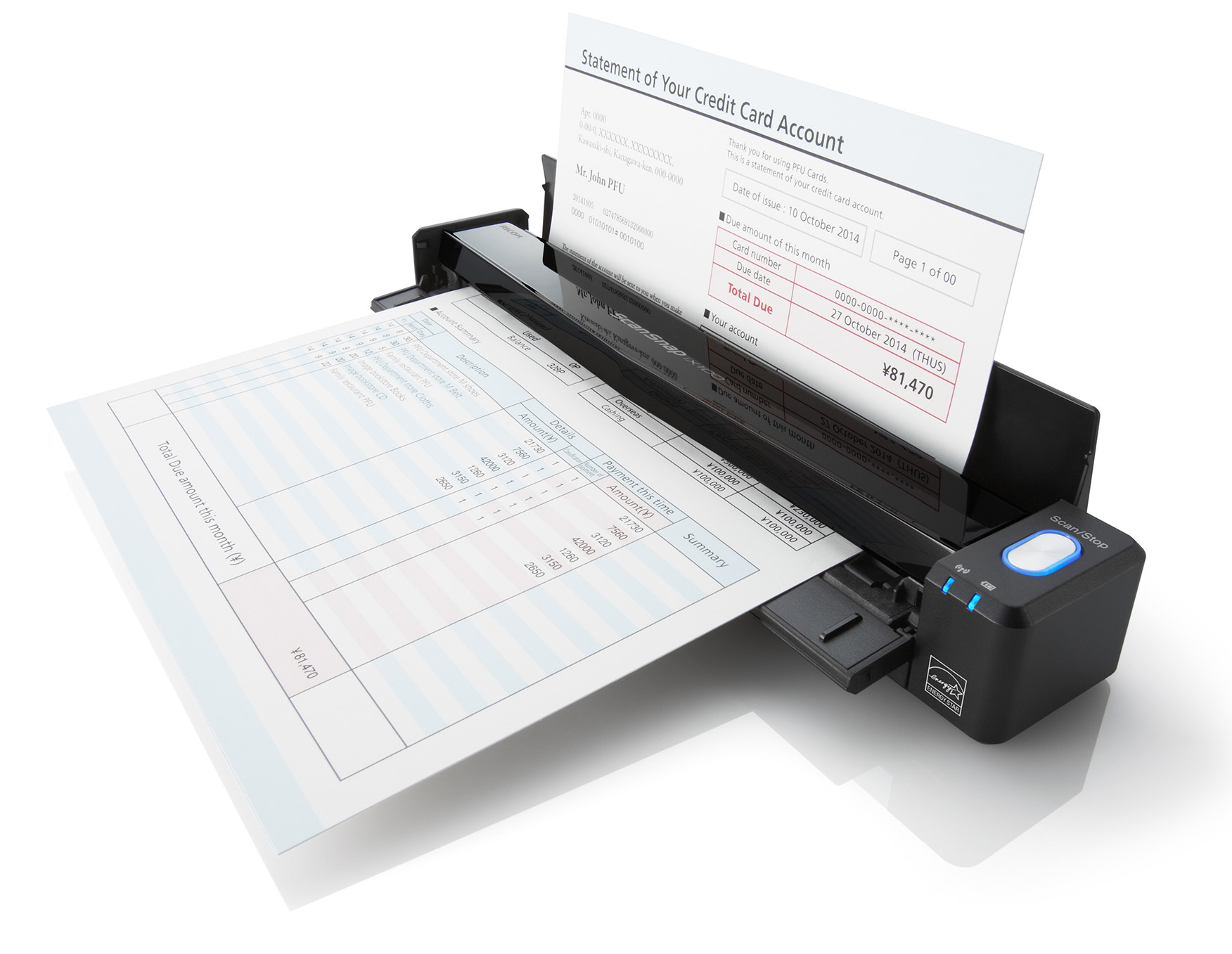 Ricoh ScanSnap iX100 CDF-/vellenscanner 600 x 600 DPI A4 Zwart - Afbeelding 7