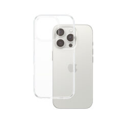 PanzerGlass ® HardCase Transparent iPhone 16 Pro mobiele telefoon behuizingen Hoes Transparant