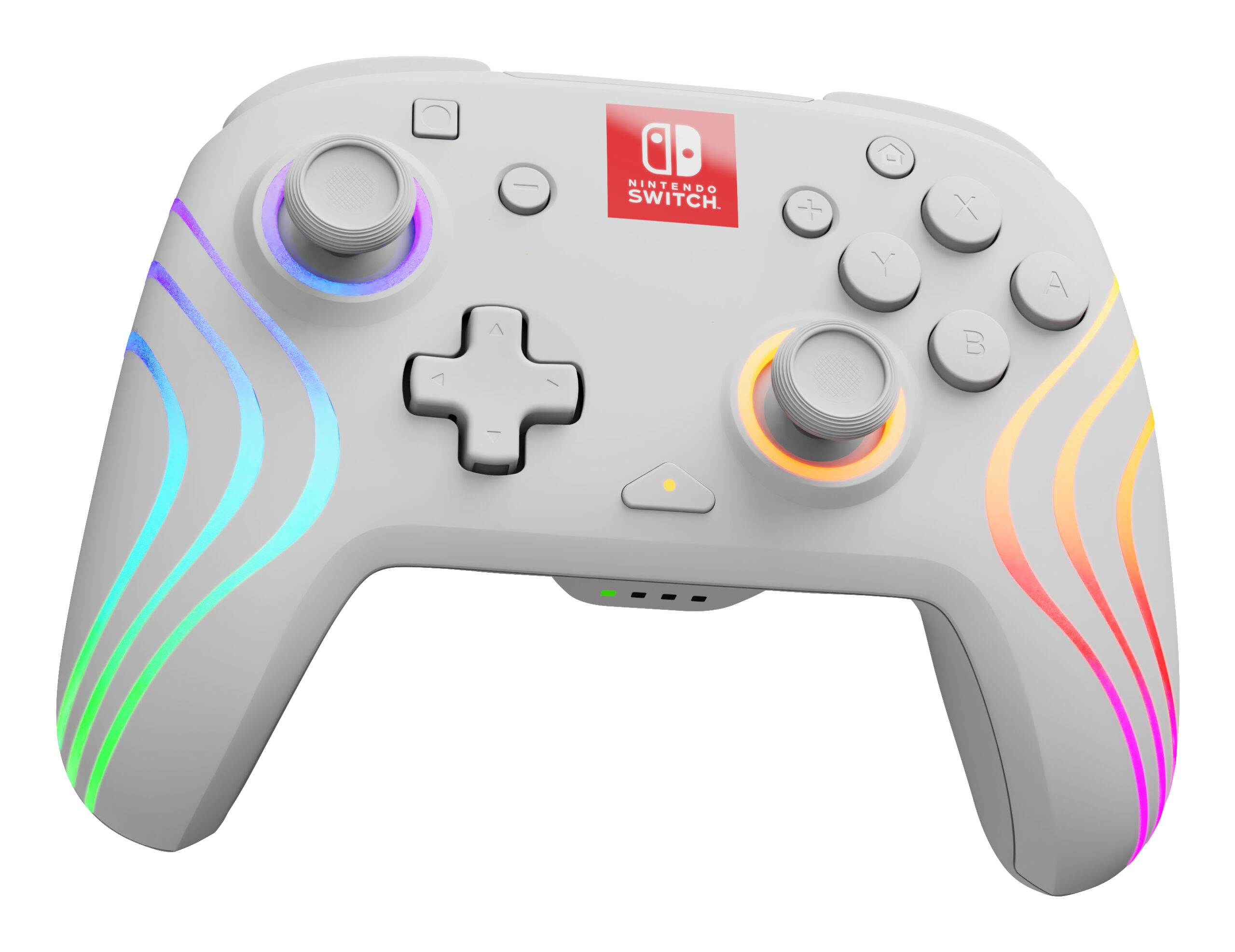 PDP Afterglow Wave Wit Gamepad Analoog/digitaal Nintendo Switch, Nintendo Switch OLED - Afbeelding 5