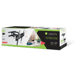 Techly ICA-PLB 147M tv-bevestiging 139,7 cm (55") Zwart - Afbeelding 3