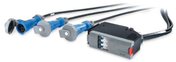 APC IT stroomverdelingsmodule 3x1 pool 3 draden 32A 3xIEC309 300cm, 360cm, 420cm - Afbeelding 2