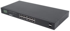Intellinet 561259 netwerk-switch Unmanaged Gigabit Ethernet (10/100/1000) Power over Ethernet (PoE) Zwart - Afbeelding 2