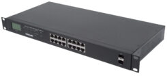 Intellinet 561259 netwerk-switch Unmanaged Gigabit Ethernet (10/100/1000) Power over Ethernet (PoE) Zwart - Afbeelding 3