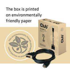 CLUB3D DVI to HDMI 1.4 Cable M/M 2 meter Bidirectional - Afbeelding 6