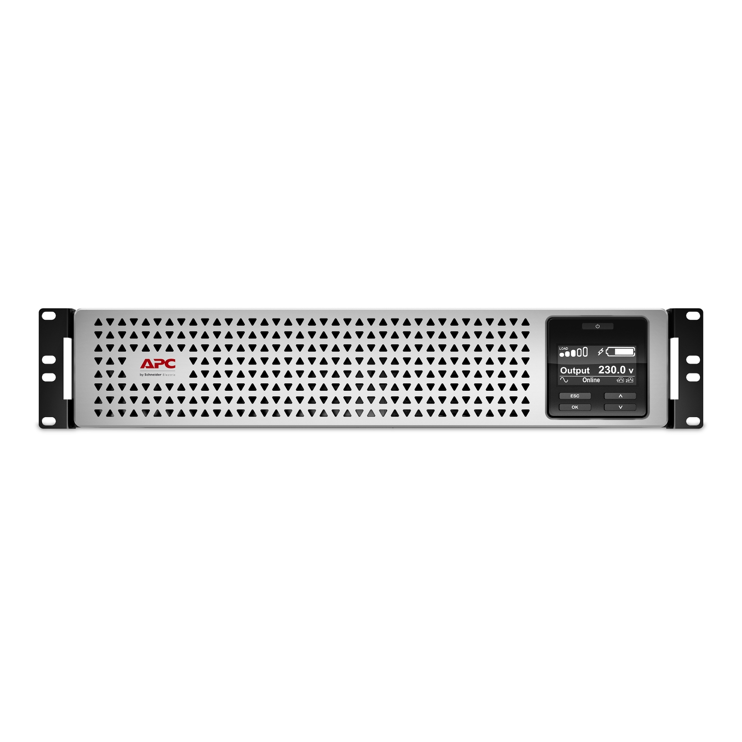 APC Smart-UPS On-Line, 1500VA, Rekmontage 2U, 230V, 8x IEC C13 uitgang, SmartSlot, verlengde runtime, Rail kit niet inbegrepen, voor gebruik met externe lithium-ion batterij - Afbeelding 2