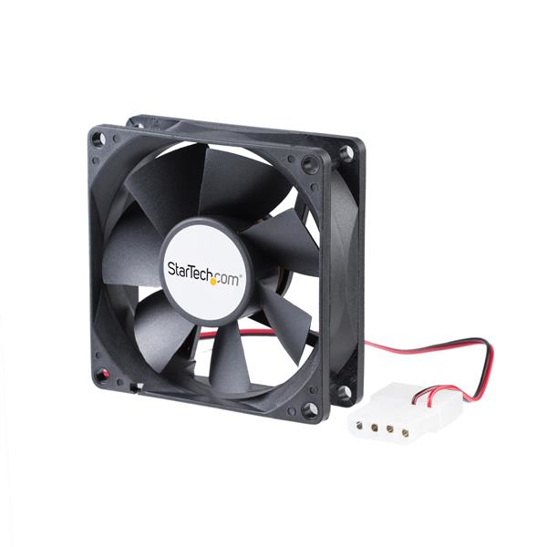 StarTech.com 80x25mm Ventilator voor Computerbehuizing met Dubbele Kogellagers en LP4 Connector - Afbeelding 2