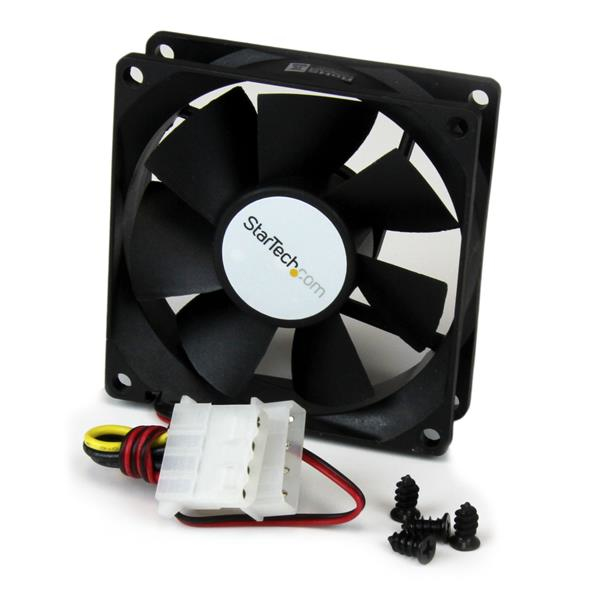 StarTech.com 80x25mm Ventilator voor Computerbehuizing met Dubbele Kogellagers en LP4 Connector - Afbeelding 4