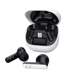 Trust GXT 409W Oxxie Gaming Oordopjes - True Wireless gaming oordopjes – Bluetooth – Low latency modus – Wit - Afbeelding 4