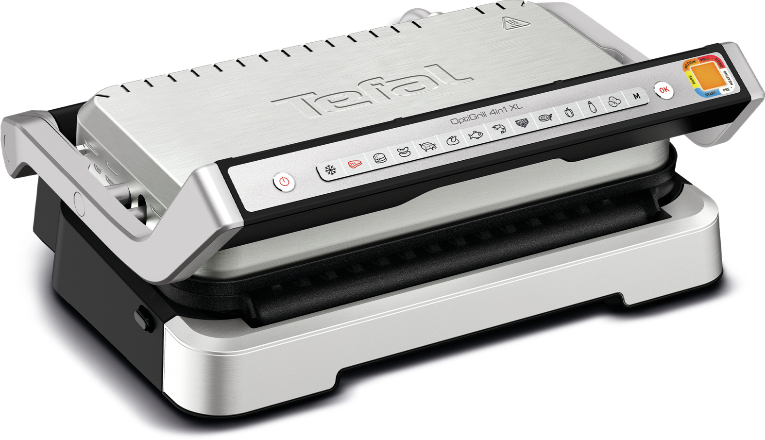 Tefal OptiGrill 2in1 XL OptiGrill 2-in-1 XL GC782D intelligente grill en bbq rvs - Afbeelding 3