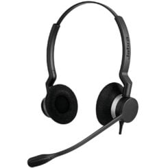 Jabra Biz 2300 Headset Bedraad Hoofdband Kantoor/callcenter USB Type-C Bluetooth Zwart