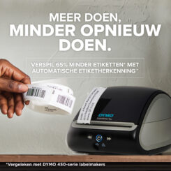 DYMO LabelWriter 5XL Labelprinter | Automatische labelherkenning labelmaker | Drukt extra brede verzendlabels af voor Amazon, DHL en meer | Perfect voor webwinkeliers | Tweepolige EU-stekker - Afbeelding 6
