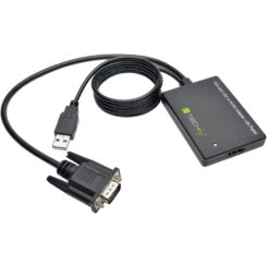 Techly IDATA HDMI-VGA3 video kabel adapter Zwart - Afbeelding 2