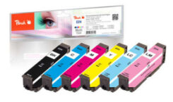 Peach 320164 inktcartridge Compatibel Zwart, Cyaan, Lichtyaan, Lichtmagenta, Magenta, Geel - Afbeelding 2