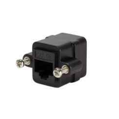 LogiLink NP0098 wandcontactdoos 2 x RJ-45 Zwart - Afbeelding 2