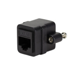 LogiLink NP0098 wandcontactdoos 2 x RJ-45 Zwart - Afbeelding 3