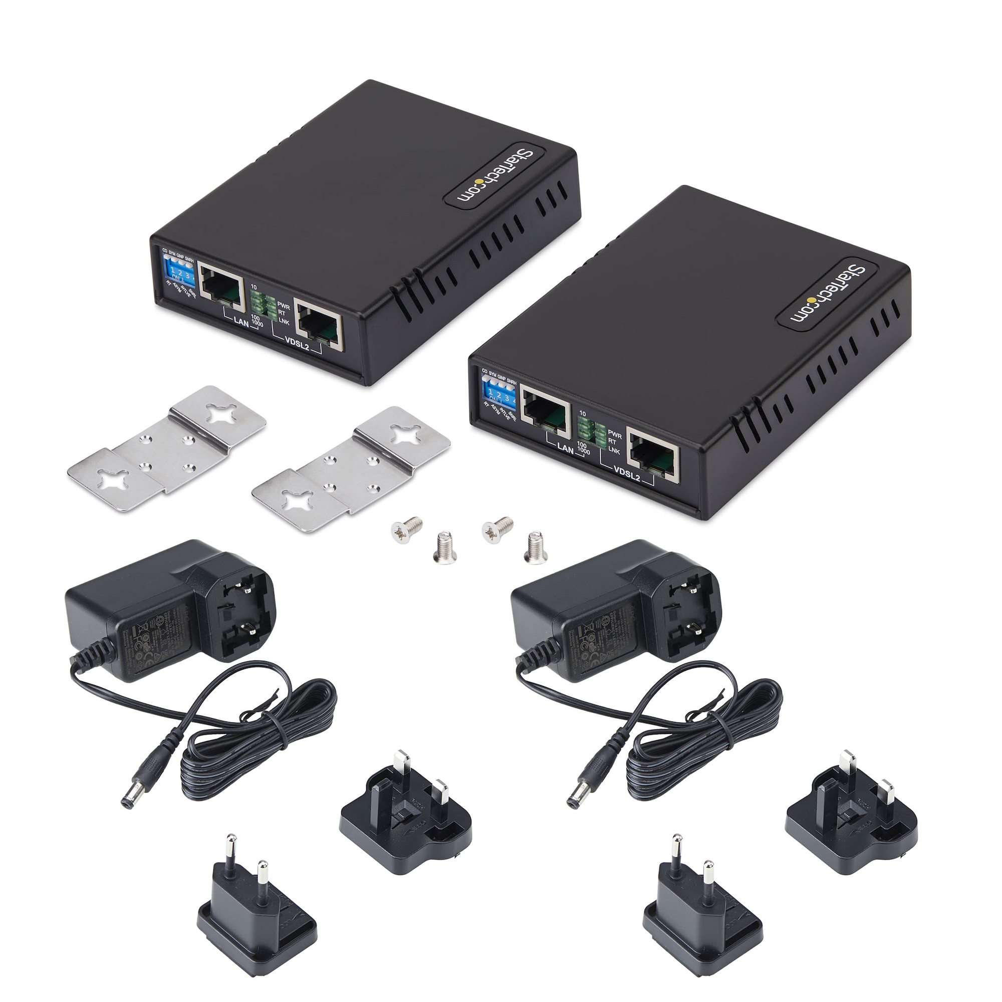 StarTech.com VDSL2 Ethernet Extender Kit via Single Pair Kabel, Tot 1km Long Range LAN Repeater over Telefoonlijn/CAT5e/CAT6, Vervanging voor 110VDSLEXTEU, TAA - Afbeelding 8