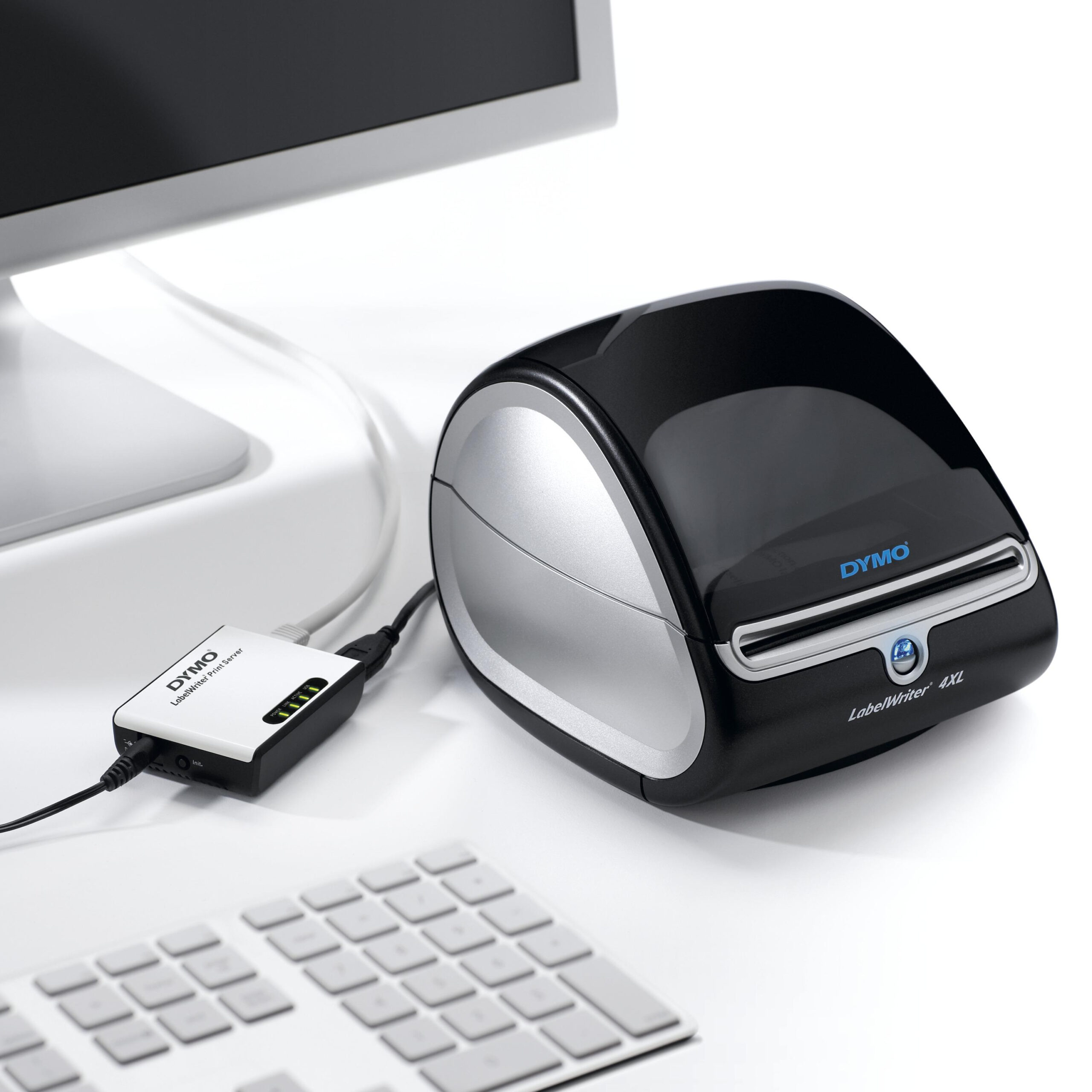 DYMO LabelWriter-printserver | Draadloze netwerkprintserver voor LabelWriter Labelmakers (Type C EU-stekker) - Afbeelding 4