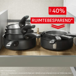 Tefal Excellence Ceram hapjespan 24 cm + deksel - Afbeelding 3