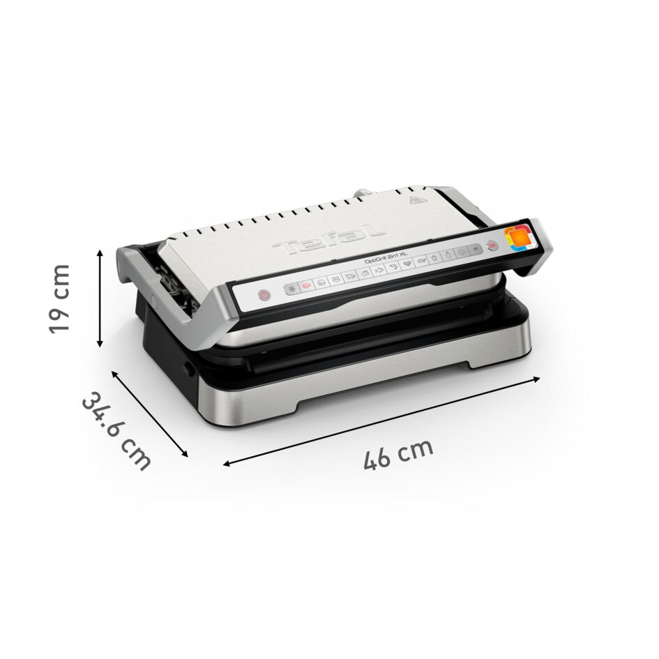 Tefal OptiGrill 2in1 XL OptiGrill 2-in-1 XL GC782D intelligente grill en bbq rvs - Afbeelding 15