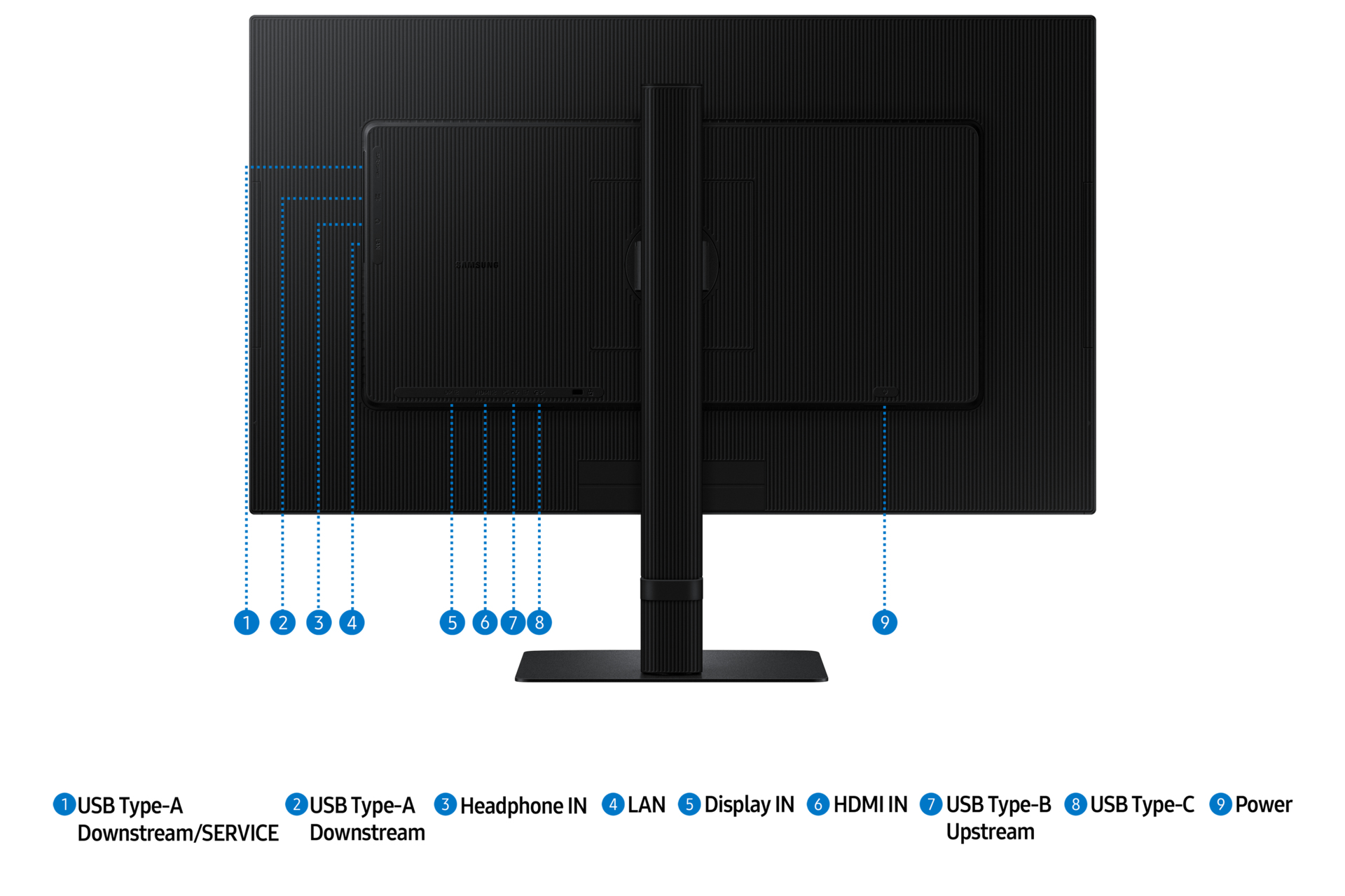 Samsung 27" ViewFinity S8 S80UD UHD Monitor - Afbeelding 14