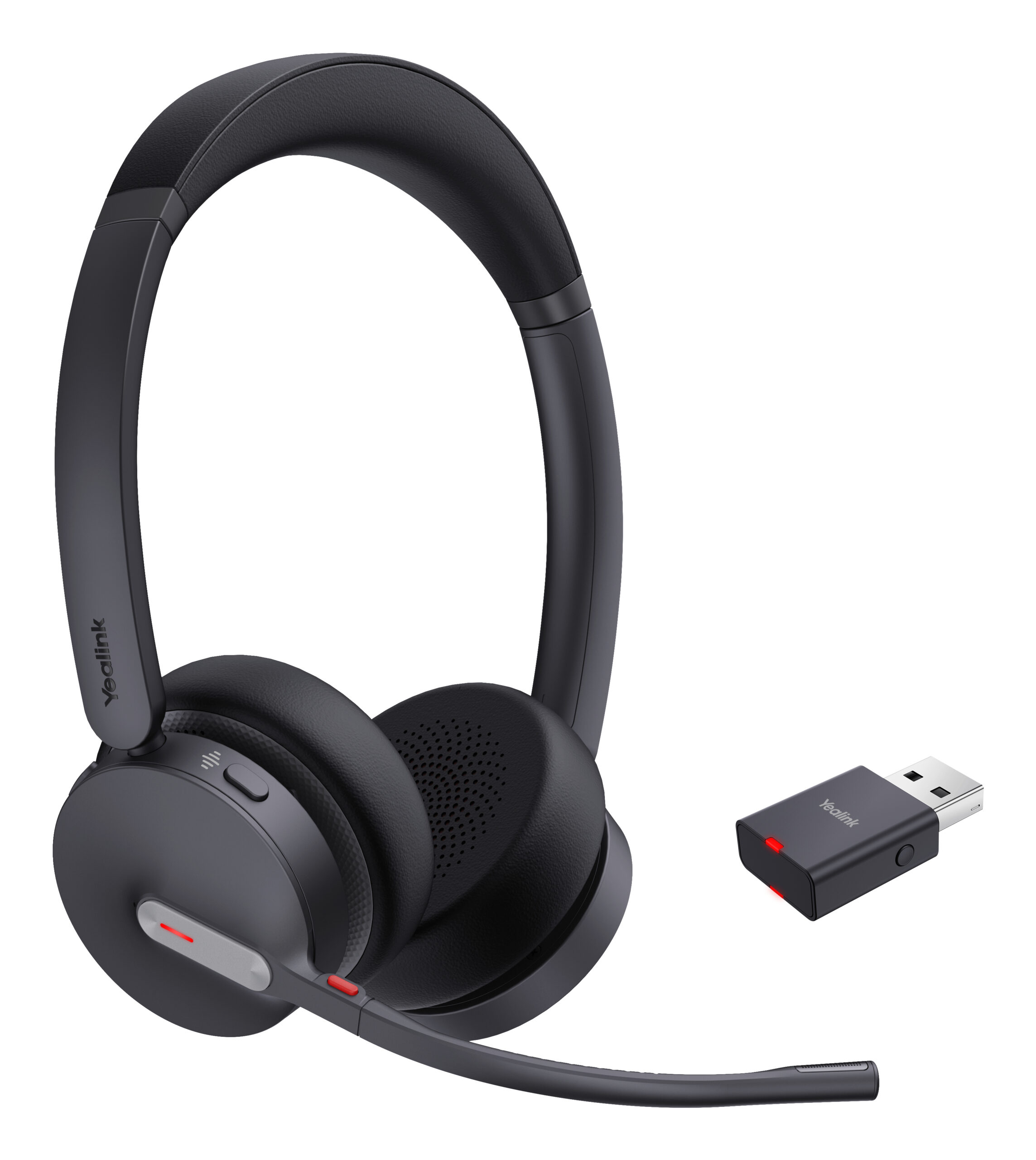 Yealink WH64 Hybrid Dual UC Headset Draadloos Hoofdband Kantoor/callcenter Micro-USB Bluetooth Zwart - Afbeelding 2
