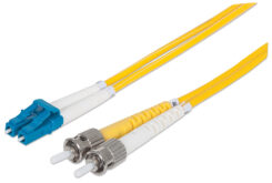Intellinet 516990 InfiniBand en Glasvezelkabel 20 m LC ST Geel