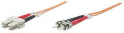 Intellinet 751063 InfiniBand en Glasvezelkabel 20 m ST SC Oranje