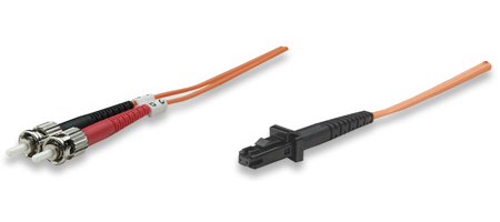 Intellinet 470209 InfiniBand en Glasvezelkabel 1 m MT-RJ ST Oranje - Afbeelding 2