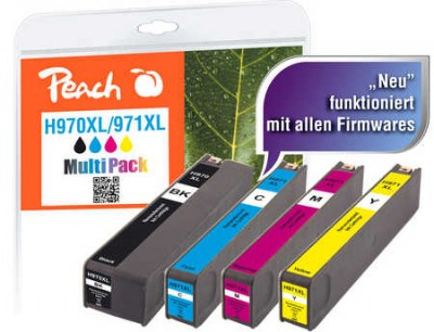 Peach PI300-431 inktcartridge Hoog (XL) rendement Zwart, Cyaan, Magenta, Geel - Afbeelding 2