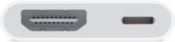 MW2P3ZM/A Apple Lightning to HDMI Adapter White