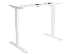 Equip ERGO Elektrisch Zit-Stand Bureau Frame, Dubbele Motor, Wit
