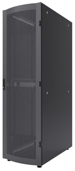 Intellinet 19" serverkast vrijstaand, 42U, 600x1200 mm (breedte x diepte), zwart, bouwpakket (flatpack), max. 1500 kg, meerpuntsdeurslot, 1 slot per zijpaneel, bruikbare diepte 123–973 mm, IP20, staal - Afbeelding 2
