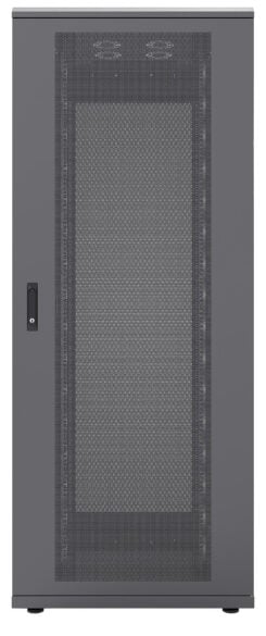 Intellinet 19" serverkast vrijstaand, 42U, 800x1200 mm (breedte x diepte), zwart, bouwpakket (flatpack), max. 1500 kg, meerpuntsdeurslot, 1 slot per zijpaneel, bruikbare diepte 123–973 mm, IP20, staal - Afbeelding 4