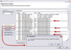 APC StruxureWare Data Center Expert, Modbus TCP-uitgangsmodule