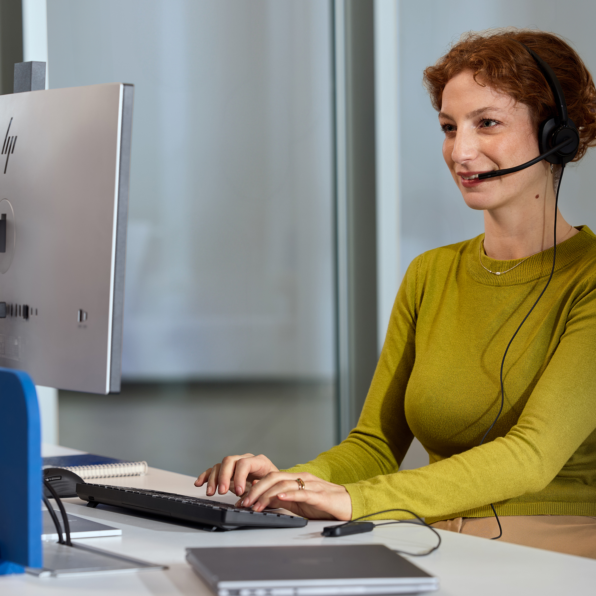 HP Poly Mission 415 Monaural USB Wired Headset - Afbeelding 4