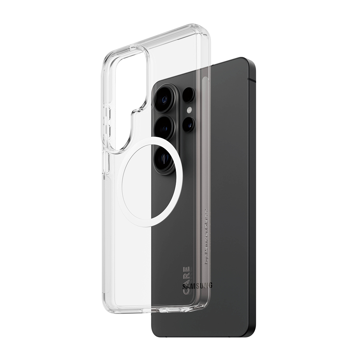 PanzerGlass CARE™ by ® Urban Explorer Case Transparent w. White Qi Samsung Galaxy S26 Ultra mobiele telefoon behuizingen Hoes Transparant - Afbeelding 2