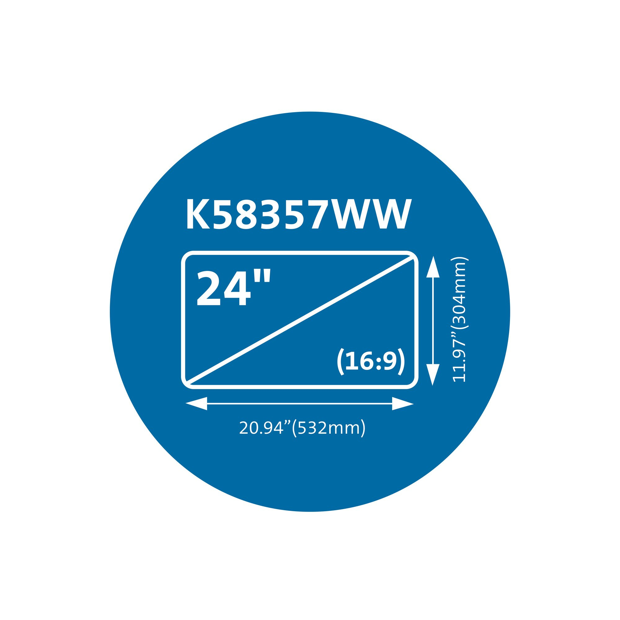 Kensington MagPro-privacyschermfilter met magneetstrip voor beeldschermen van 24" (16:9) - Afbeelding 9