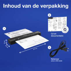Epson WorkForce ES-60W, snelle draadloze mobiele A4-scanner met Wi-Fi-connectiviteit, ScanSmart-technologie en LCD-scherm - Afbeelding 10
