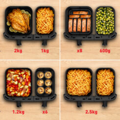 Tefal Easy Fry Dual XXL EY942H 11L dubbele airfryer - Afbeelding 10