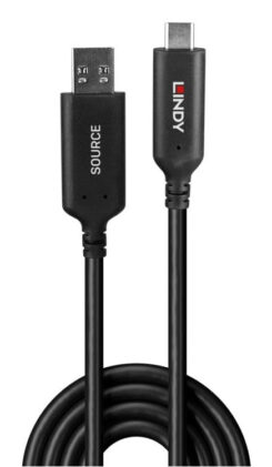 Lindy 43396 USB-kabel USB 3.2 Gen 1 (3.1 Gen 1) 25 m USB A USB C 5 Gbit/s Zwart - Afbeelding 3