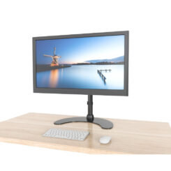 Techly Desk Stand for 1 Monitor 13 "-27" with Base h.400mm ICA-LCD 3400 68,6 cm (27") Bureau Zwart - Afbeelding 7
