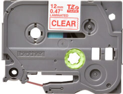Brother TZE-132 labelprinter-tape Rood op transparant - Afbeelding 3