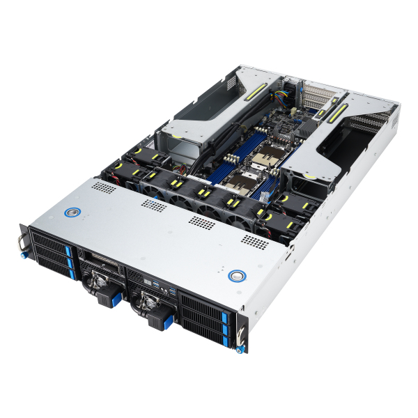 ASUS 90SF0251-M004X0 server barebone Intel C741 Rack (2U) Zwart, Staal - Afbeelding 5