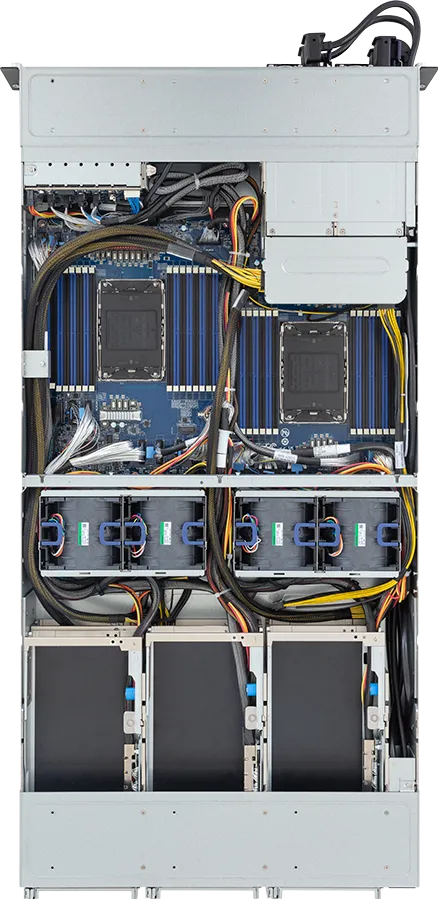 Gigabyte Intel Xeon 6700/6500 2U DP 4 x PCIe Gen5 GPUs (Palllet zending) - Afbeelding 4